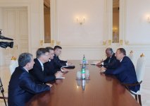 Azərbaycan Prezidenti Rusiyanın Həştərxan vilayətinin qubernatorunu qəbul edib